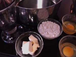 Blogging 2015 Zest Choux Ingredients